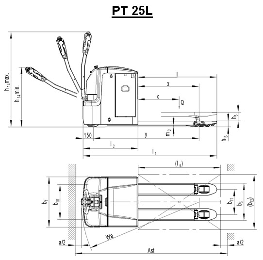 PT 16L 20L 25L诺力电动搬运车