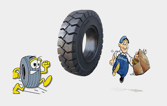 潍坊叉车 | 你不爱护电动叉车轮胎，那就惨咯！